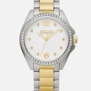 Coach "Tristen" Women's Two-Tone Silver and Gold Watch